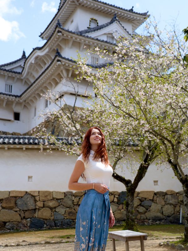 Podróże po Azji - Zamek Himeji w Japonii