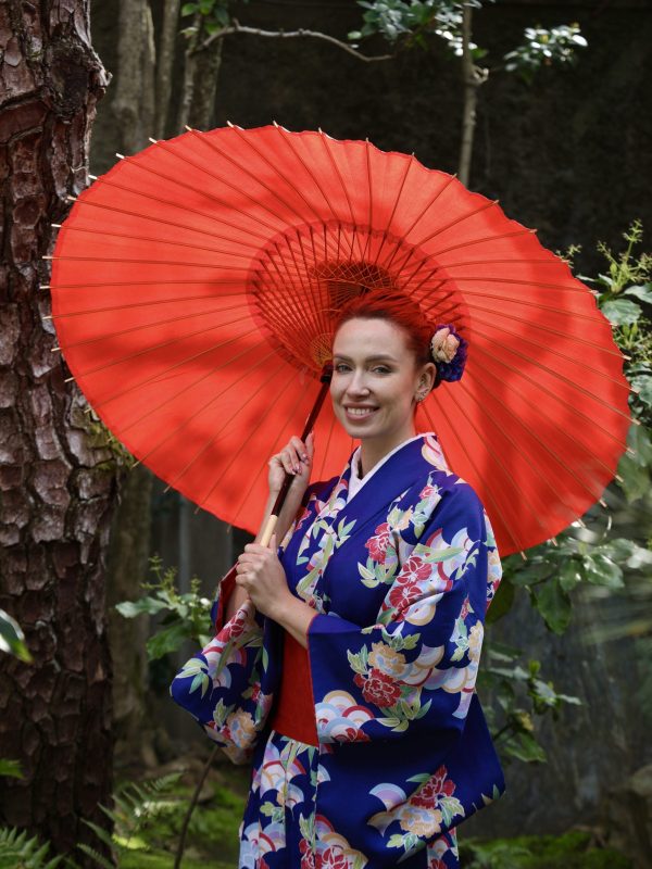 Podróże po Azji - maiko kyoto kimono ogród zen