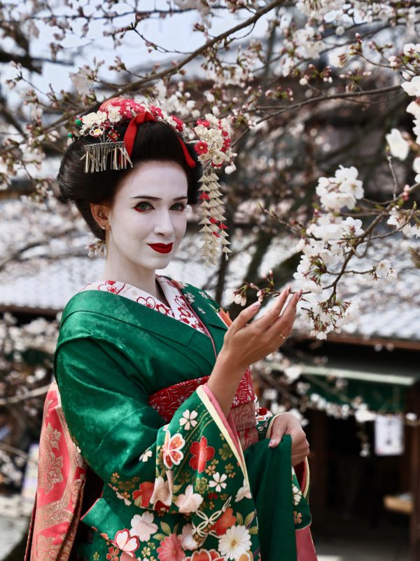 Podróże po Azji - Geisha makeover przebranie za Gejszę